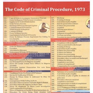 Chayan Publication's The Code of Criminal Procedure, 1973 Chart [Crpc]